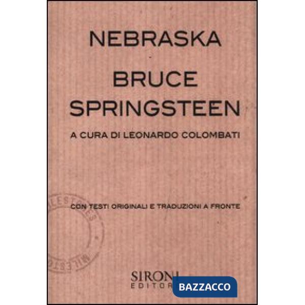 Bruce Springsteen. Nebraska