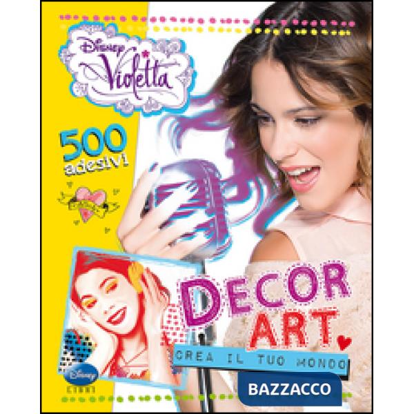 Decor Art. Crea il tuo mondo. Violetta. 500 adesivi