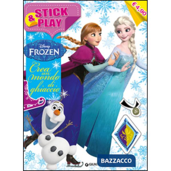 Crea un mondo di ghiaccio. Stick & play. Frozen. Con adesivi. Ediz. illustrata