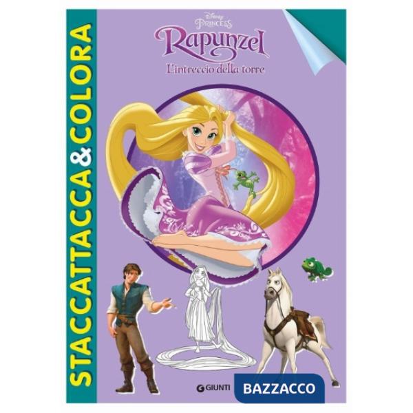 Intreccio della torre. Rapunzel. Staccattacca e colora. Con adesivi. Ediz. illustrata (L')