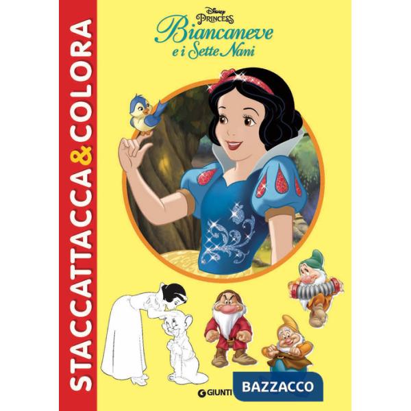 Biancaneve e i sette nani. Staccattacca&colora. Con adesivi. Ediz. illustrata