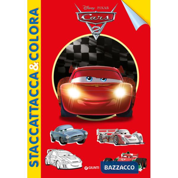 Cars 2. Staccattacca e colora. Con adesivi. Ediz. illustrata