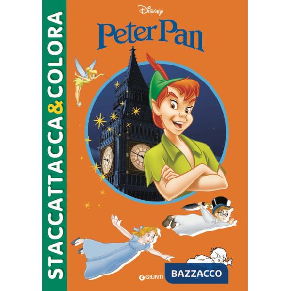 Peter Pan. Staccattacca e colora. Con adesivi. Ediz. illustrata