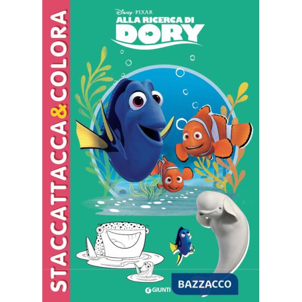 Alla ricerca di Dory. Staccattacca e colora. Con adesivi. Ediz. illustrata