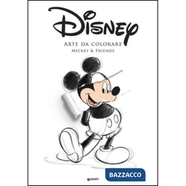 Mickey & Friends. Arte da colorare. Art therapy