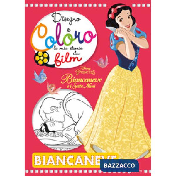 Biancaneve e i sette nani. Disegno e coloro le mie storie da film