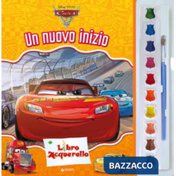 Cars 3. Un nuovo inizio. Libro acquerello. Con 10 acquerelli e 1 pennello