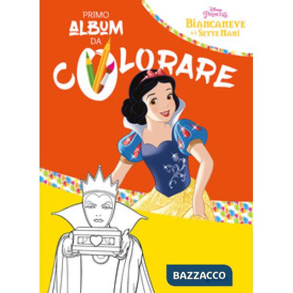 Biancaneve e i sette nani. Primo album da colorare