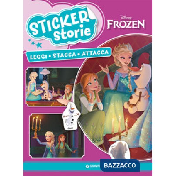 Frozen. Sticker storie. Leggi stacca attacca. Con adesivi