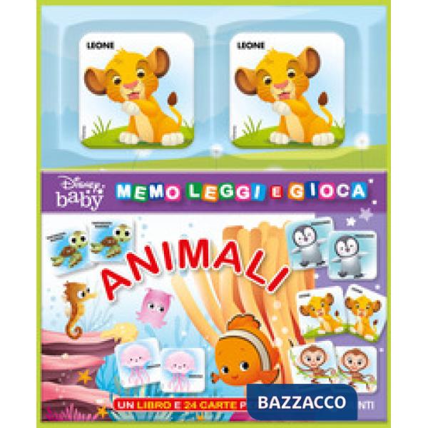 Animali. Memo leggi e gioca. Ediz. illustrata. Con 24 Carte
