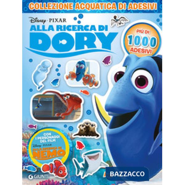 Collezione acquatica di adesivi. Alla ricerca di Dory. Più di 1000 adesivi. Con adesivi. Ediz. a colori