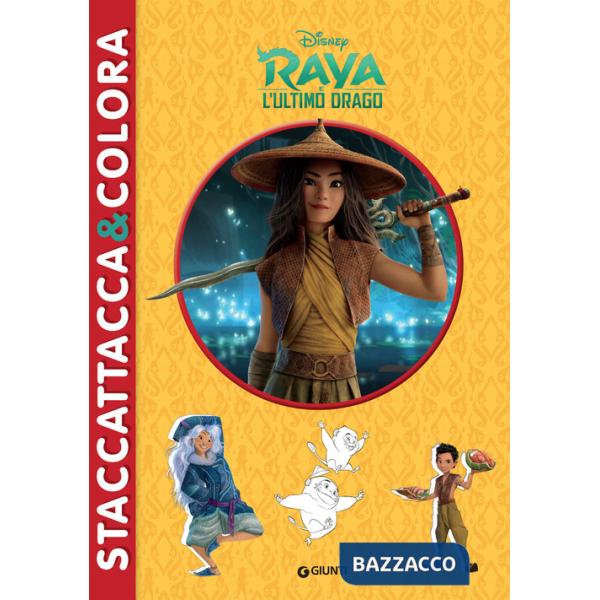 Raya e l'ultimo drago. Staccattacca & colora. Con adesivi. Ediz. illustrata
