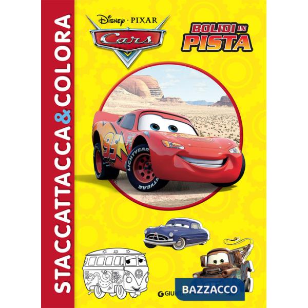 Bolidi in pista. Cars. Staccattacca & colora. Con adesivi. Ediz. illustrata