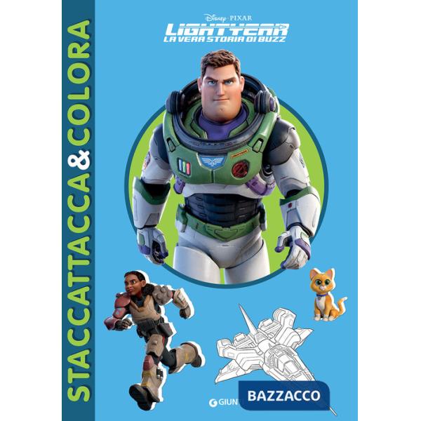 Lightyear. La vera storia di Buzz. Staccattacca e colora. Con adesivi. Ediz. a colori