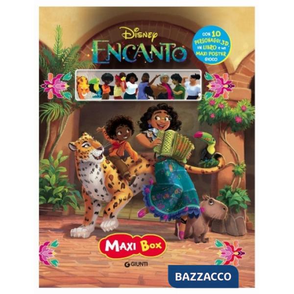 Encanto. Maxi box. Ediz. a colori. Con 10 figurine 3D in plastica. Con tappetino gioco in plastica