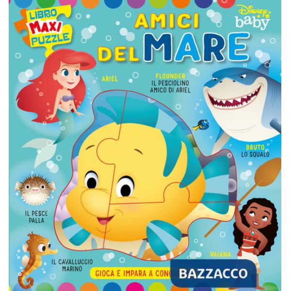 Amici del mare. Baby libro maxi puzzle. Ediz. a colori