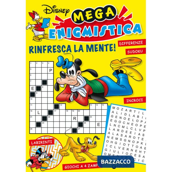 Rinfresca la mente! Mega enigmistica Disney