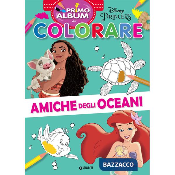 Amiche degli oceani. Primo album da colorare. Ediz. a colori