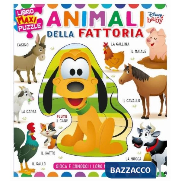 Animali della fattoria. Libro maxi puzzle. Ediz. a colori