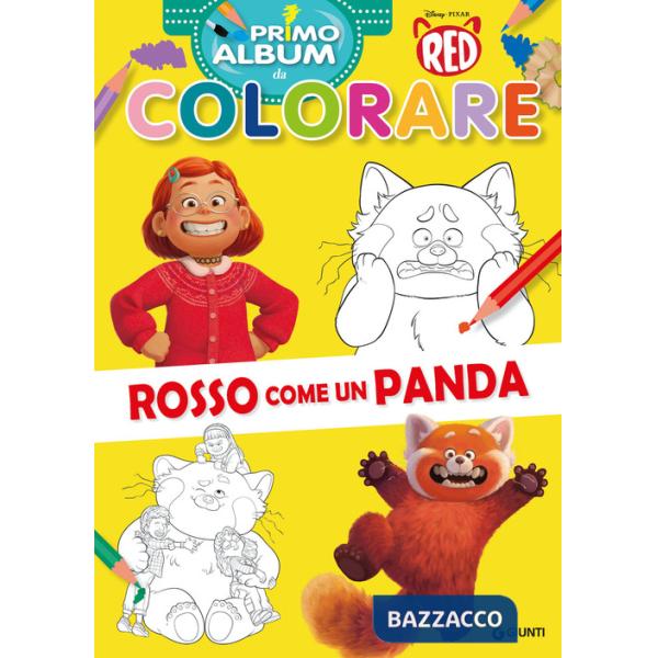 Rosso come un panda. Red. Primo album da colorare. Ediz. a colori
