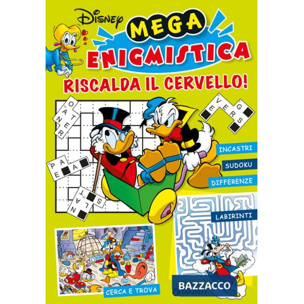 Mega enigmistica Disney. Riscalda il cervello! Ediz. a colori