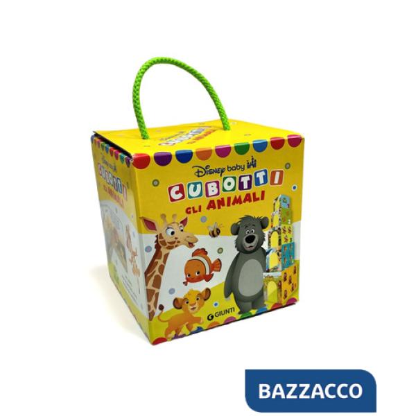 Cubotti Disney baby. Gli animali. Con 5 cubi impilabili. Con 5 figurine di cartone