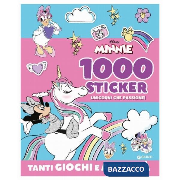 Minnie. Unicorni che passione! 1000 stickers. Tanti giochi e attività. Ediz. a colori. Con Adesivi