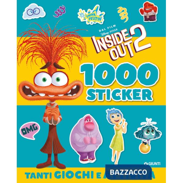 Inside out 2. 1000 sticker. Tanti giochi e attività. Ediz. a colori