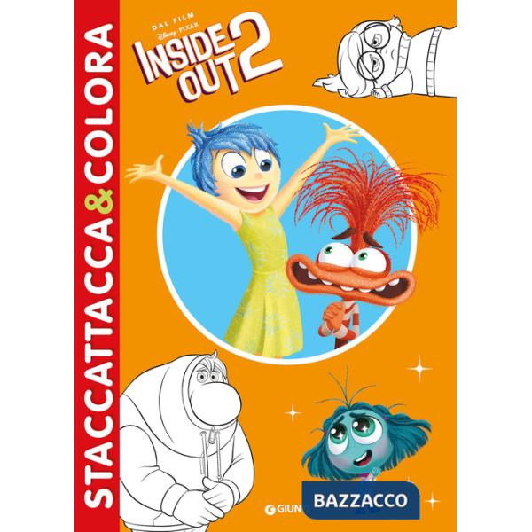 Inside Out 2. Staccattacca & colora. Con adesivi. Ediz. a colori
