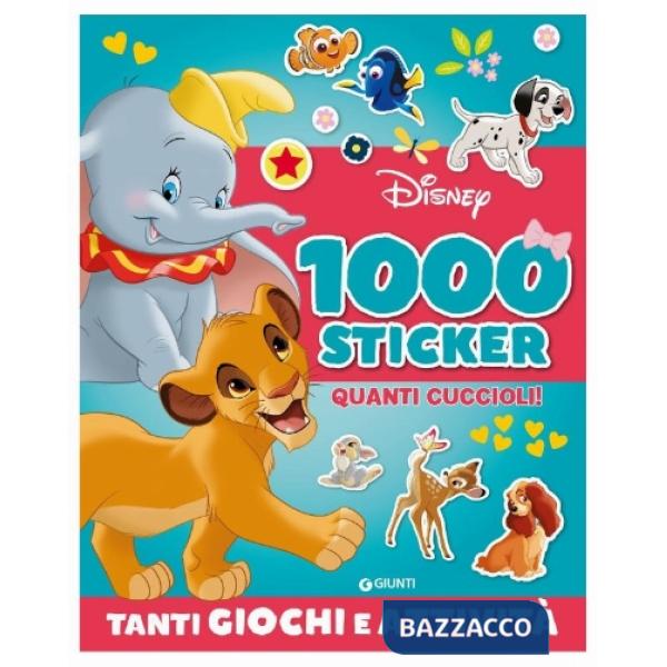 Quanti cuccioli! 1000 sticker Disney. Tanti giochi e attività