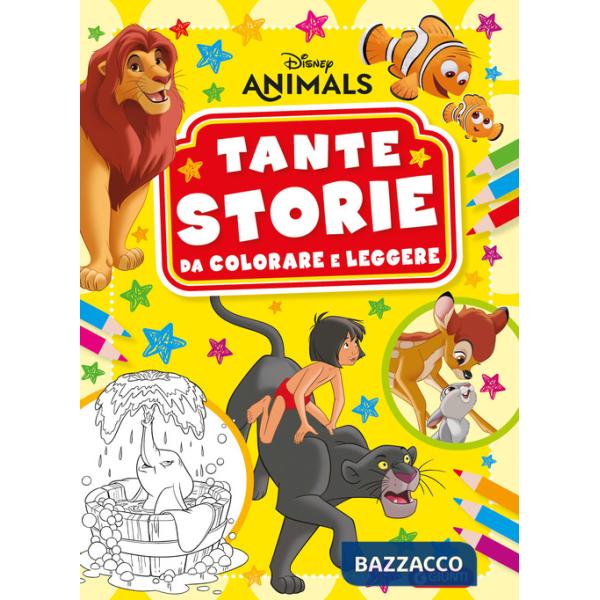Animali Disney. Tante storie da colorare e leggere