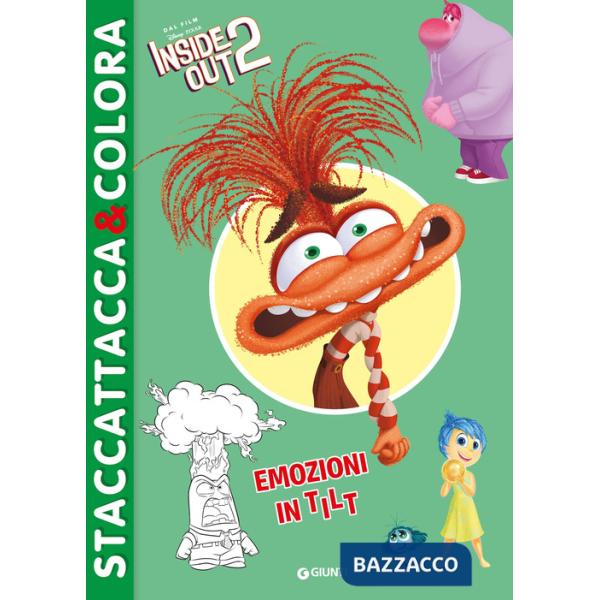 Emozioni in tilt. Inside Out 2. Staccattacca&colora. Con adesivi. Ediz. a colori