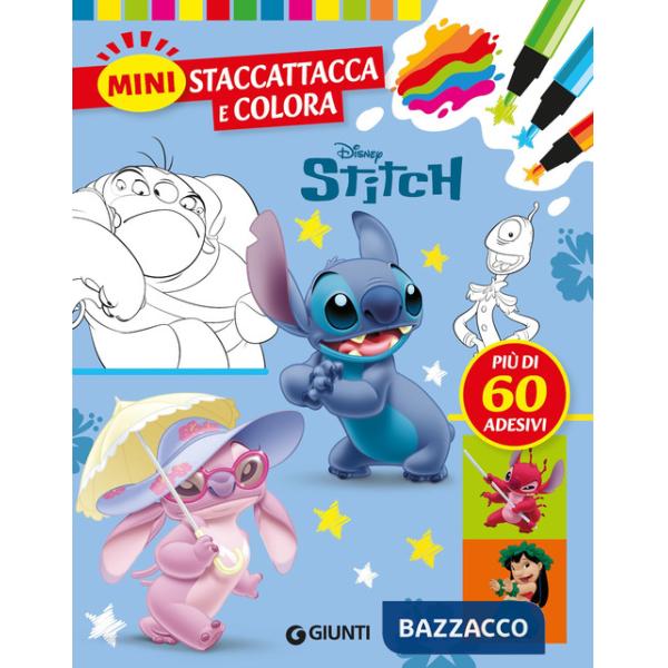 Stitch. Mini. Staccattacca & colora. Ediz. illustrata