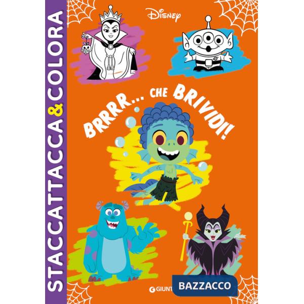 Brrr... che brividi! Disney. Staccattacca&colora. Con adesivi. Ediz. a colori