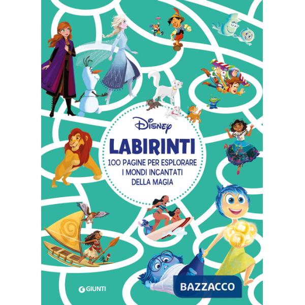 Labirinti Disney. 100 pagine per esplorare i mondi incantati della magia. Ediz. a colori