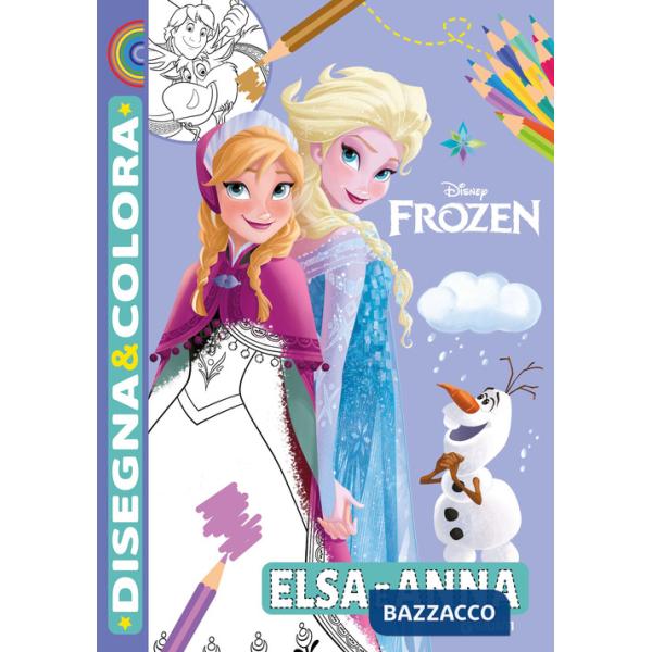 Elsa e Anna. Disney Frozen. Disegna & colora. Ediz. a colori
