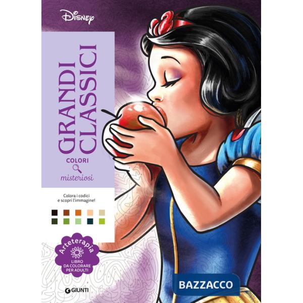 Grandi classici. Disney. Colori misteriosi. Arteterapia. Libro da colorare per adulti. Ediz. a colori
