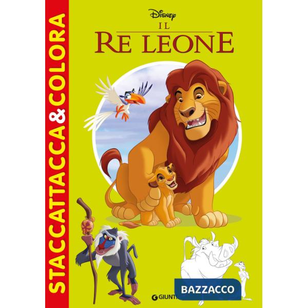 Re Leone. Staccattacca&colora. Con adesivi. Ediz. a colori (Il)