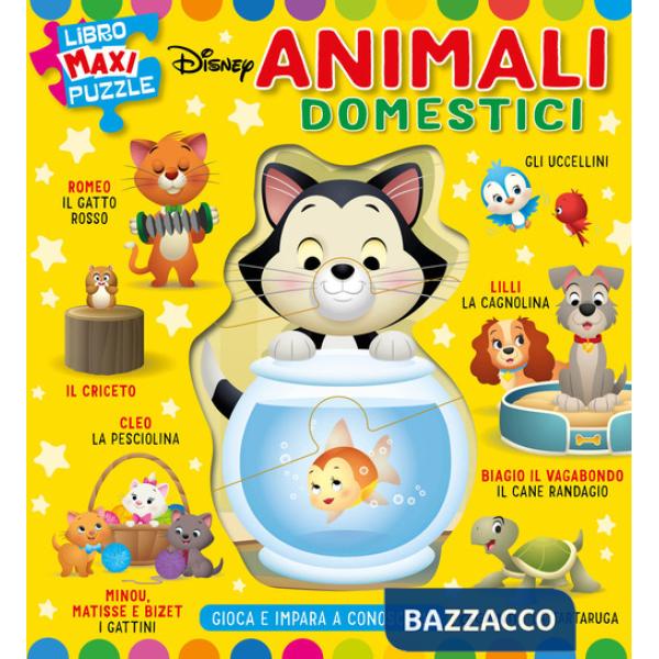 Animali domestici. Libro maxi puzzle Disney. Gioca e impara a conoscerli