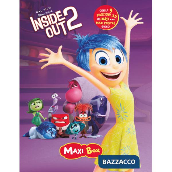 Inside Out 2. Maxi box. Ediz. a colori. Con 10 figurine 3D. Con tappetino gioco