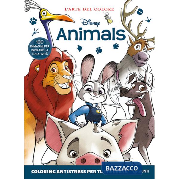 Disney animals. Coloring antistress per tutte le età. Ediz. illustrata