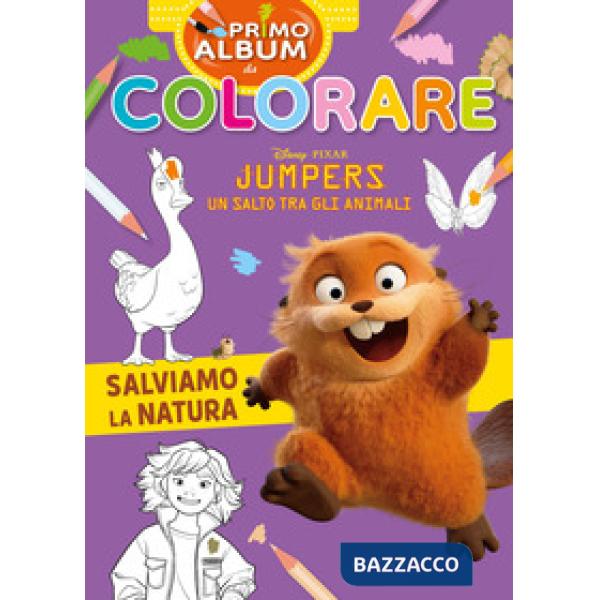 Salviamo la natura. Jumpers. Un salto tra gli animali. Primo album da colorare. Ediz. illustrata