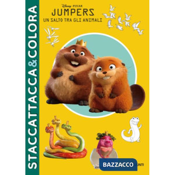 Jumpers. Un salto tra gli animali. Staccattacca & colora. Con adesivi. Ediz. a colori