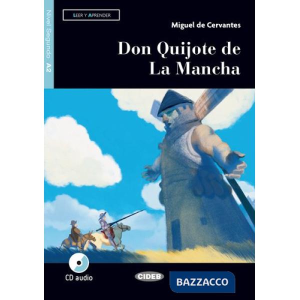 DON QUIJOTE DE LA MANCHIA-LIBRO + CD AUDIO + APP (A2)