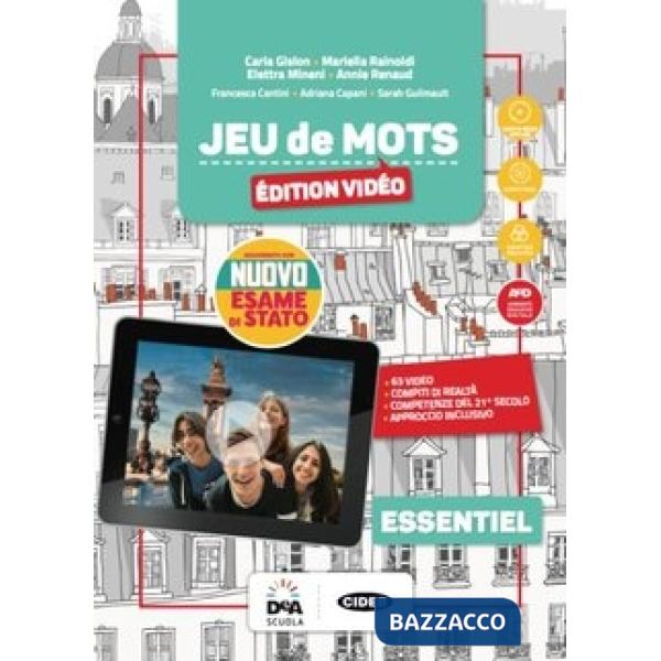 JEU DE MOTS ESSENTIEL LIVRE DE L'ELEVE CON ESAME + GRAMMAIRE POUR TOUS