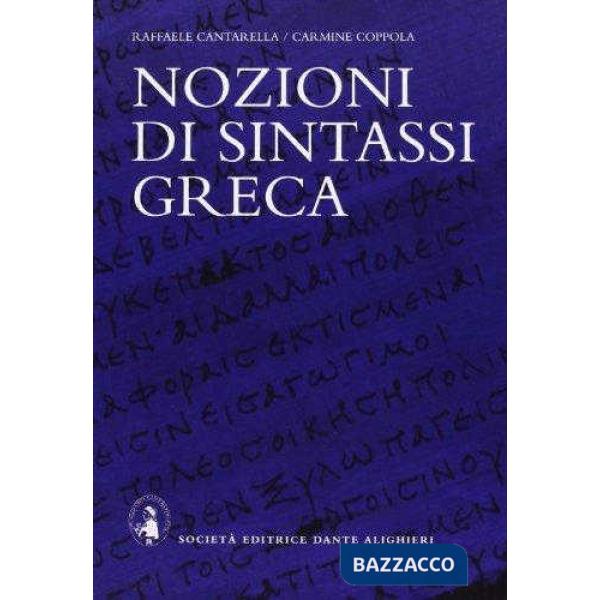 NOZIONI DI SINTASSI GRECA