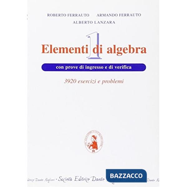 ELEMENTI DI ALGEBRA, VOL. I N. E.