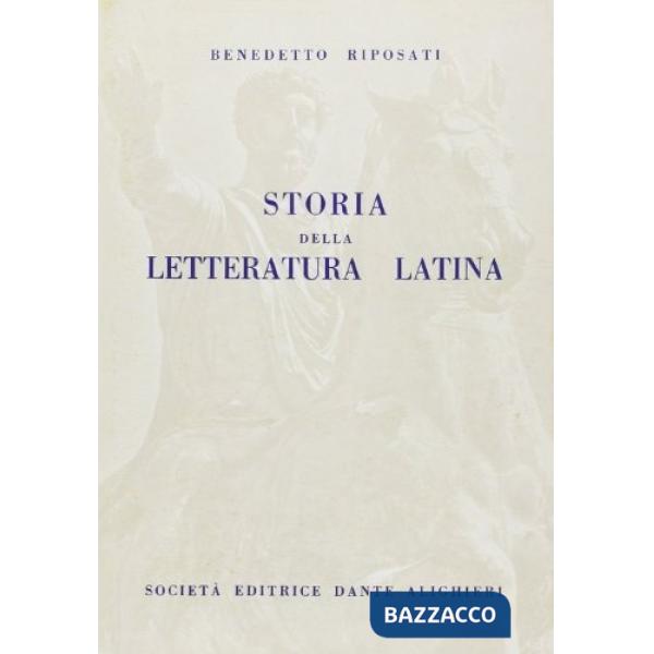 STORIA DELLA LETTERATURA LATINA