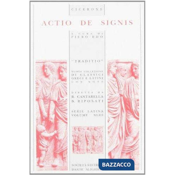 ACTIO DE SIGNIS, A CURA DI P. RHO