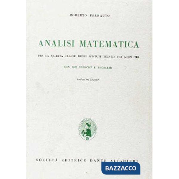 ANALISI MATEMATICA, PER ITG